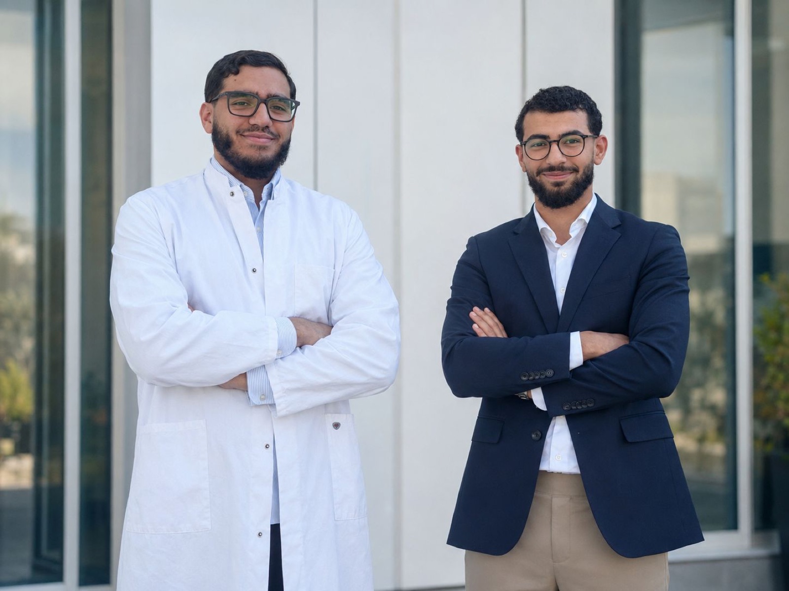 Zineddine Fakhir und Ayyoub Zeriouh, die Gründer von Marketing Doctors